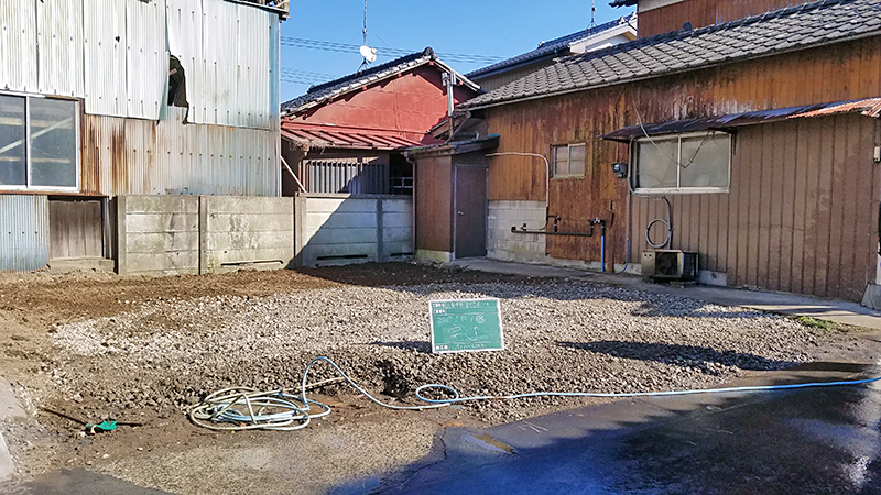 久喜市菖蒲町木造２階建解体工事